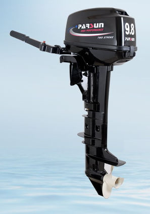 Motor fueraborda - T9.8BM - SUZHOU PARSUN POWER MACHINE CO, LTD. - gasolina / para embarcación de recreo / de 2 tiempos