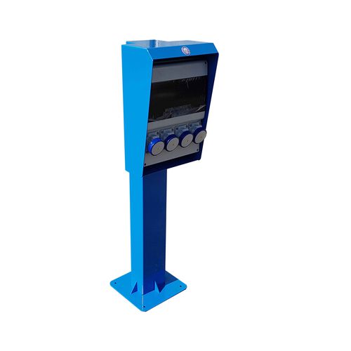 Torreta con iluminación integrada - SIMPLY - New VMR SRL - de suministro eléctrico / de suministro de agua / de recarga eléctrica