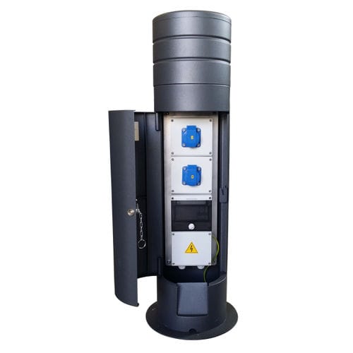 Torreta con iluminación integrada - PARK PARIS - New VMR SRL - de suministro eléctrico / de suministro de agua / para pantalán