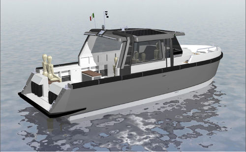 Barco profesional barco taxi - EC 30 WATER TAXI - ETHOS - híbrido diésel-eléctrico