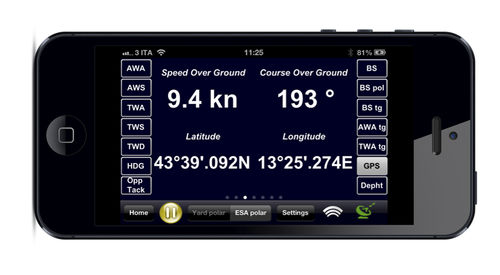 Software de navegación - esa Regatta - ASTRA Yacht - para velero / para smartphone