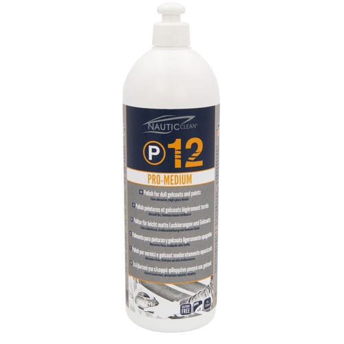 Abrillantador para barco - 12 PRO-MEDIUM - NAUTIC-CLEAN - abrasivo