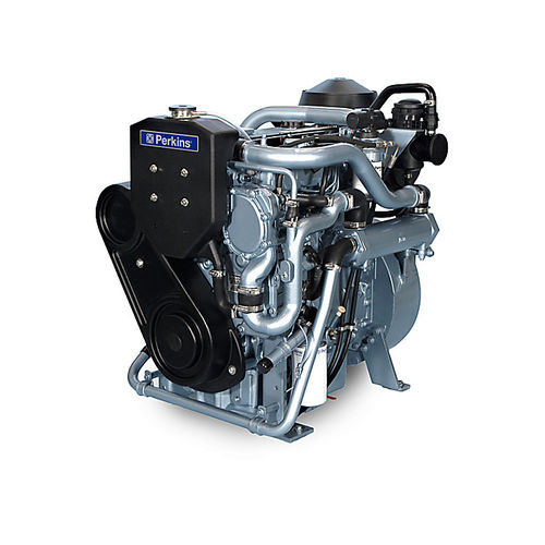 Motor intraborda - 4.4TGM - Perkins Marine Power - auxiliar / diésel / para barco profesional