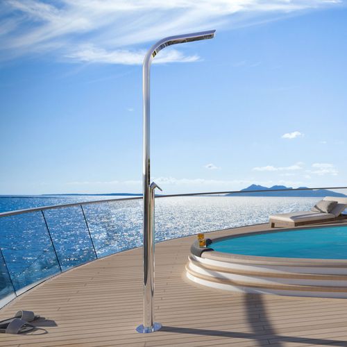 Ducha para yate - Dream Yacht Y SB BC M - Inoxstyle - de acero inoxidable / para pantalán / para barco