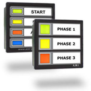 Panel indicador para buque - PAN35-55-13 - A.M.I. - para sistema / IP65 / LED