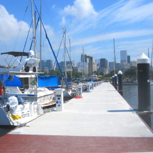 Pantalán flotante - PFC 4012 - Lindley Marinas - de amarre / para puerto deportivo / para puerto