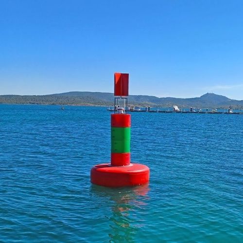Boya de balizamiento - B1600S - Lindley Marinas - para terminal portuaria / de polietileno / de acero inoxidable
