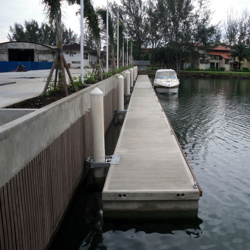 Pantalán flotante - PFC 2412  - Lindley Marinas - de amarre / para puerto deportivo / para barco