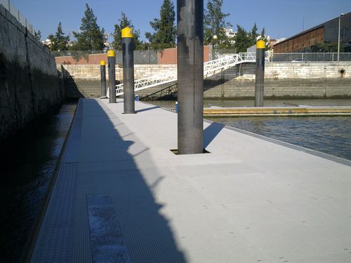 Pantalán flotante - PFC 5015  - Lindley Marinas - de amarre / para puerto deportivo / para puerto