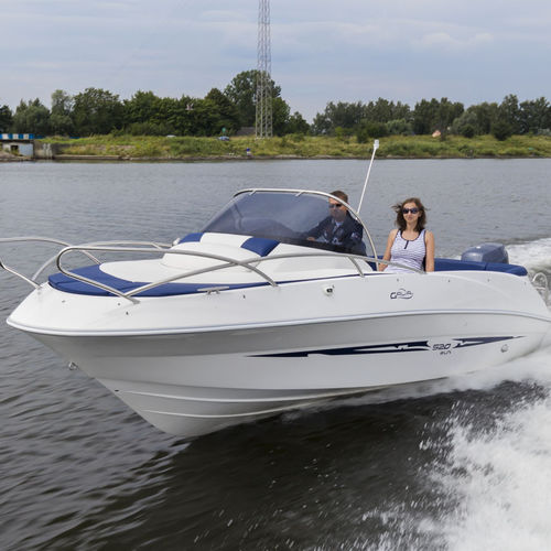 Day-cruiser fueraborda - 520 - Galia Boats - open / con doble consola / 7 personas máx.