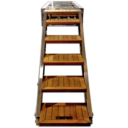 Pasarela para barco - APOLLON SL2100 C - NV | SuperYacht Accessories - para yate / abatible / con mando a distancia
