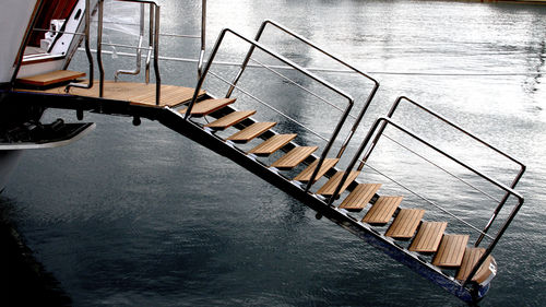 Pasarela de super-yates - APOLLON 6R SPECIAL BL - NV | SuperYacht Accessories - telescópica / plegable / abatible