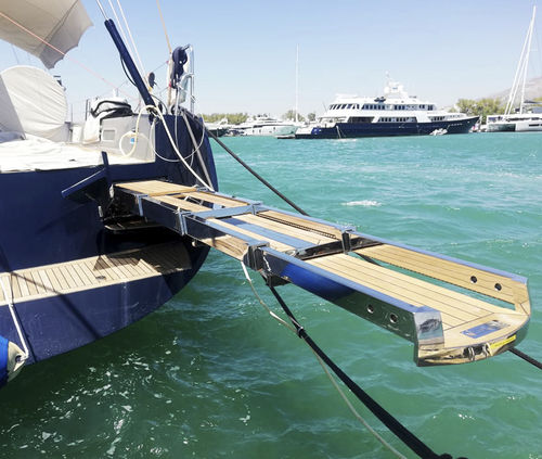Pasarela hidráulica - NV APOLLON 4ST - NV | SuperYacht Accessories - para yate / modular