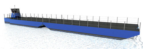 Barco profesional gabarra de trabajo - CB 1200 P - ContainerTug B.V. - intraborda