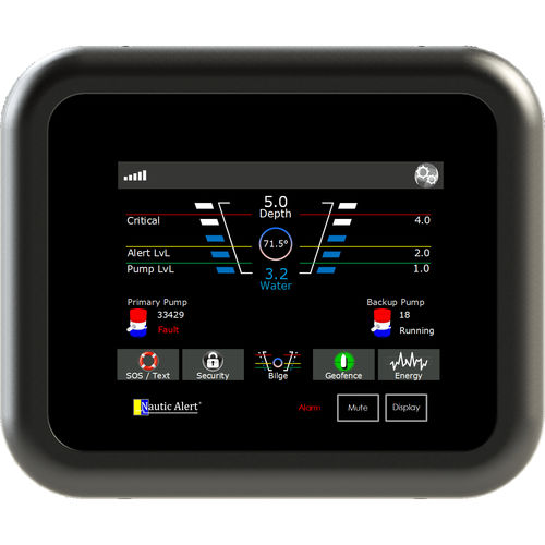 Panel de mando y control para barco - X3 - Nautic Alert - seguimiento