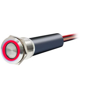 Interruptor para barco - BTNAVLEDSW - Bocatech - para circuito eléctrico / con boton pulsador / LED