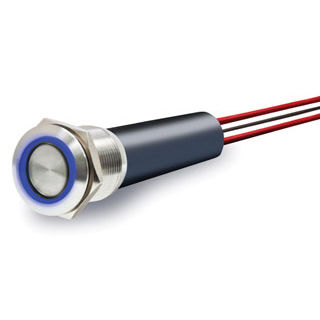 Interruptor para barco - BT15LEDSW - Bocatech - para inodoro / con boton pulsador / LED