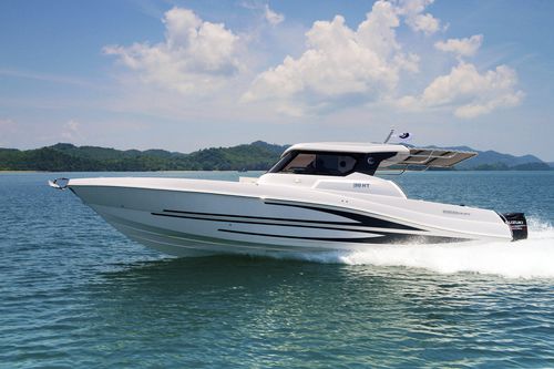 Barco open fueraborda - Silver Craft 36HT - SMART OWN - bimotor / con hard-top / de pesca deportiva