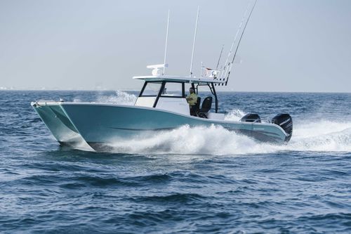 Barco open catamarán - SilverCat 34CC - SMART OWN - fueraborda / bimotor / con consola central