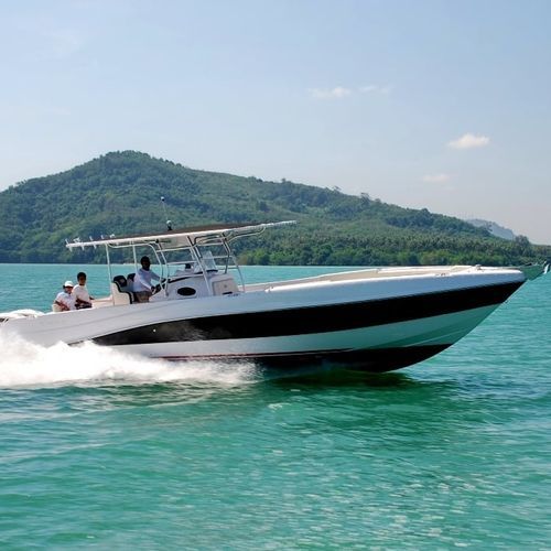 Barco cabinado fueraborda - Silver Craft 36CC - SMART OWN - bimotor / open / con consola central