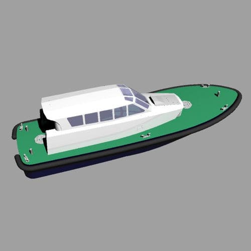 Barco profesional embarcación piloto - MARTINEZ CONSTRUCTIONS NAVALES - intraborda / de poliéster