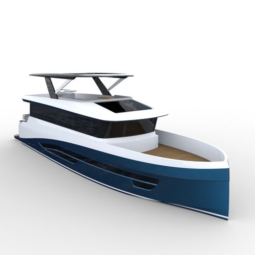Yate a motor de crucero - M3 - MARTINEZ CONSTRUCTIONS NAVALES - trawler / con fly / de desplazamiento