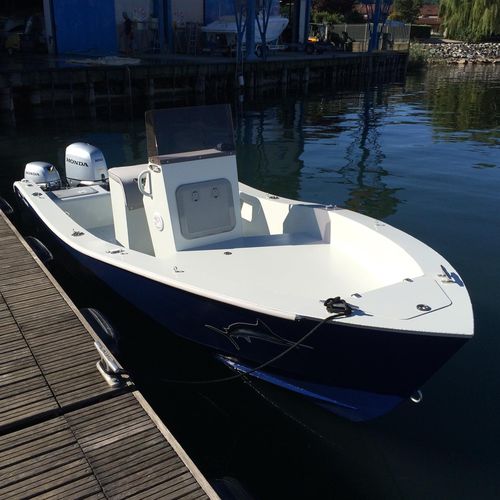 Barco open fueraborda - 20 Big Fisher - NAUTICA CANCELLI CESARE - con consola central / de pesca deportiva / de aluminio