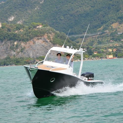 Walkaround de aluminio - 25 WA - NAUTICA CANCELLI CESARE - fueraborda / con consola central / open