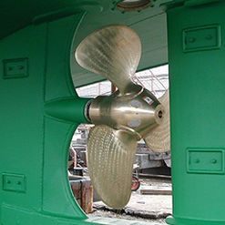 Hélice para buque - XS / XL - Nakashima Propeller Co., Ltd. - de paso controlable / línea de eje / 4 palas
