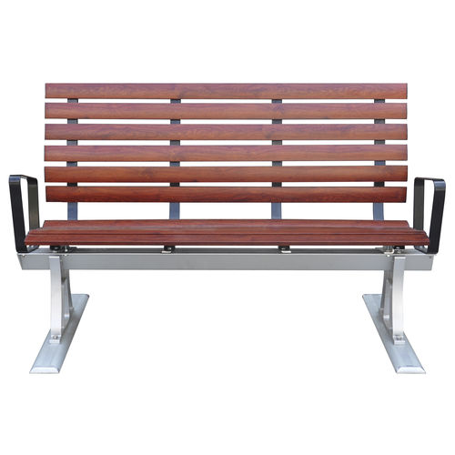 Banco para buque - Bench Mark - Seaborn International Limited - 3 plazas / con reposabrazos