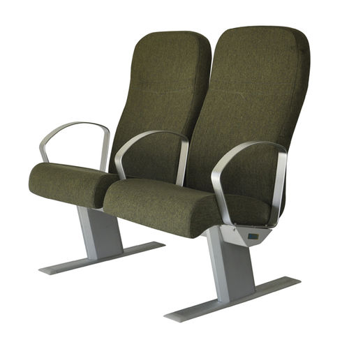 Asiento para buque de pasajeros - MD100 - Seaborn International Limited - con reposabrazos / respaldo alto / 2 plazas