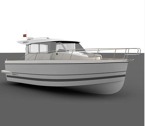 Barco cabinado intraborda - Orion 29 - ALBATROSS YACHTS - de semidesplazamiento / con hard-top / con 1 camarote