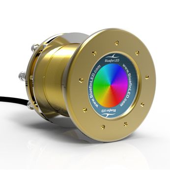 Iluminación subacuática para barco - Mako M24 CC - BluefinLed - para yate / LED / pasacascos
