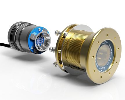 Iluminación subacuática para barco - Mako M24 Hi Power - BluefinLed - LED / a ras / para casco de aluminio