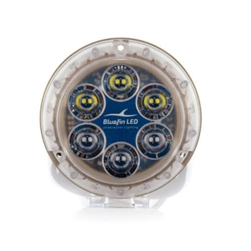 Iluminación subacuática para barco - Piranha P12 - BluefinLed - para yate / LED / montada en superficie