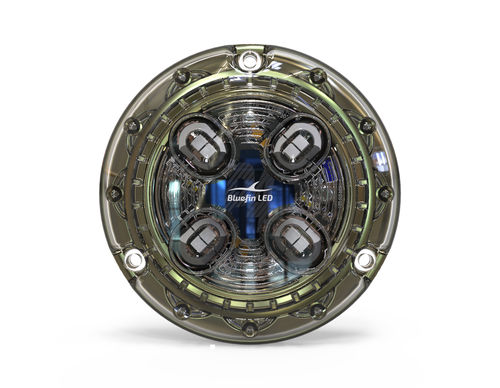 Iluminación subacuática para barco - Piranha P4 X Hi Power - BluefinLed - para yate / LED / para montaje en superficie