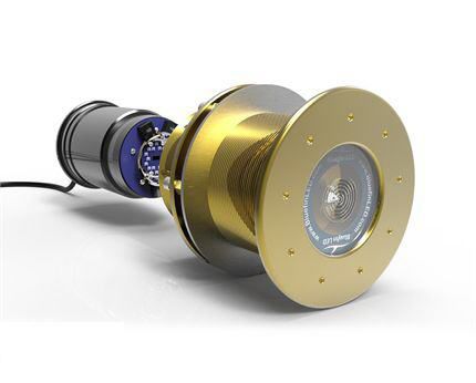 Iluminación subacuática para barco - Great White GW20 - BluefinLed - para superyate / LED / pasacascos