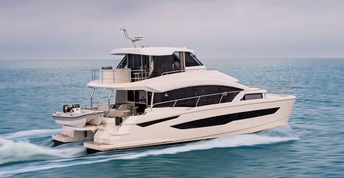 Yate a motor catamarán a motor - 54 - AQUILA POWER CATAMARANS - de crucero / con fly