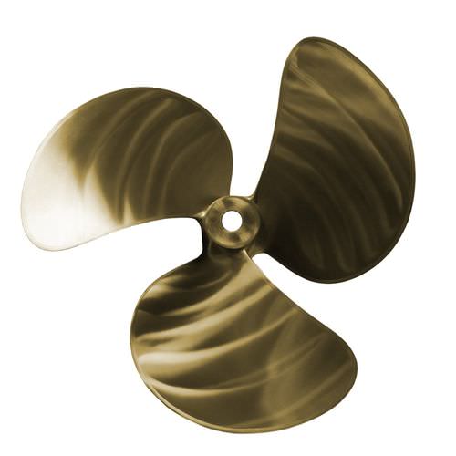Hélice para barco - Powerline PL375 - Michigan Marine Propulsion - de paso fijo / eje de hélice / 3 palas
