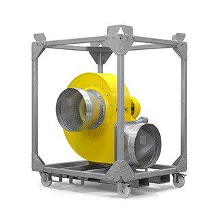 Ventilador para astillero naval - TFV 600 - TROTEC GmbH - para grandes volúmenes de aire / centrífugo / axial