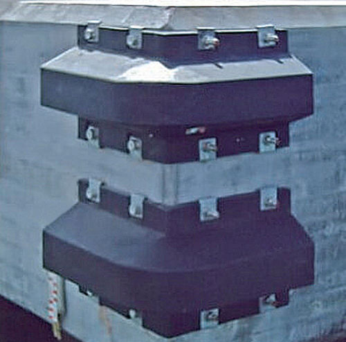 Defensa para puerto - YCF Series - YMI Corporation - de muelle / de esquina / Dropstitch