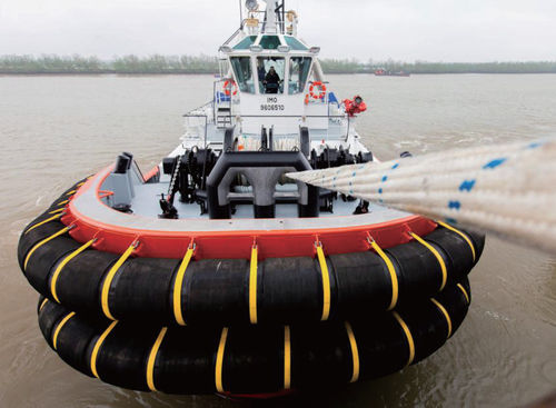 Defensa para barco de trabajo - BC Series - YMI Corporation - para remolcador / de proa / de esquina