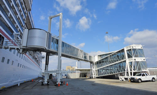 Pasarela para terminal - KRONUS - ADELTE - telescópica / motorizada / ligera