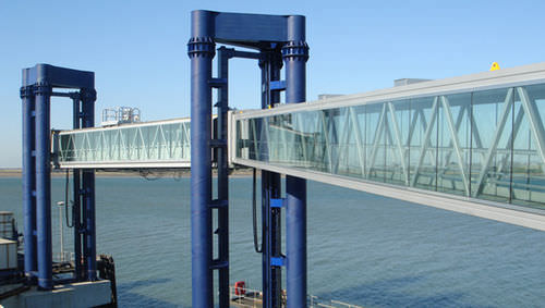 Pasarela para ferri - THALASSA - ADELTE - para terminal / motorizada / de acero