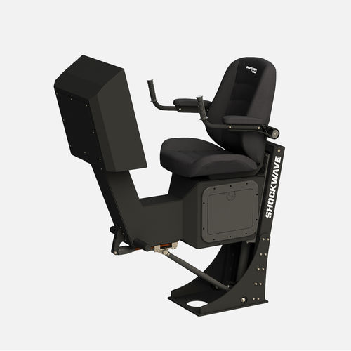 Asiento piloto - SW-S4-6404 - Shockwave Seats - para barco / para barco de uso profesional / con reposabrazos