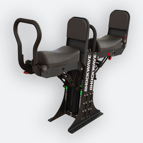 Asiento tipo jockey - SW-S3LD-2413 - Shockwave Seats - para barco / ajustable / con suspensión