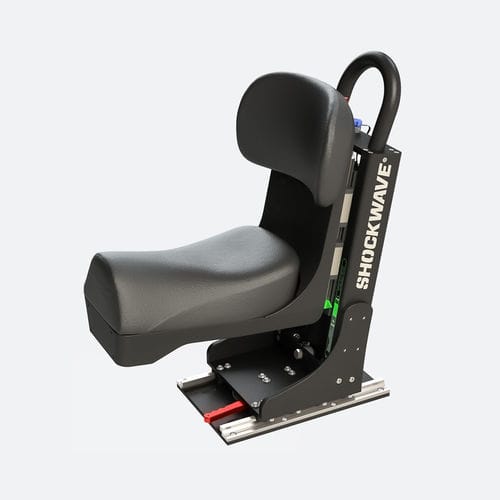 Asiento tipo jockey - SW-S2-2400-LP - Shockwave Seats - para barco / ajustable / 1 plaza