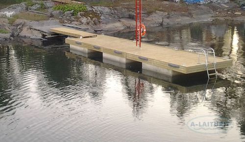 Pantalán flotante - 092070 - A-Marinas - de amarre / para puerto deportivo / de hormigón