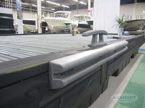 Bita de amarre doble - 032100 - A-Marinas - para pantalán / de aluminio