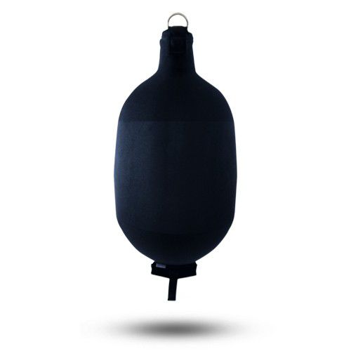 Defensa para barco - C52 - FENDERTEX - cilíndrica / negra / azul